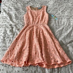 Antonio Melani Dress, Pink and Nude, Size 0